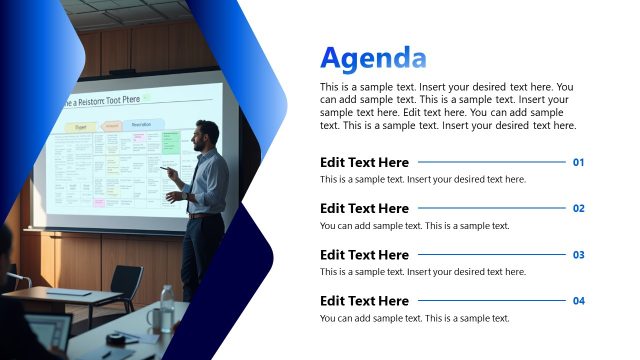PPT Agenda Slide – Marketing Implementation Plan Template
