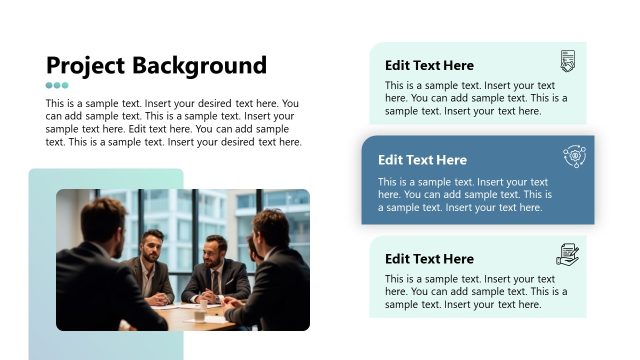 Project Background Discussion – Project Kickstart Slide Template