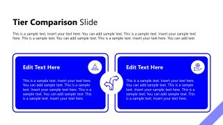 Editable Tier Comparison Presentation Slide Template