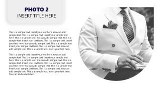 Modern Portfolio Template Slide with Animation