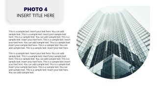 Creative Portfolio Presentation Template Slide wtih Flower Animation