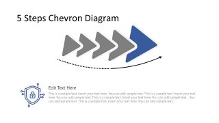 PPT Chevrons Modern Process Diagram Slide