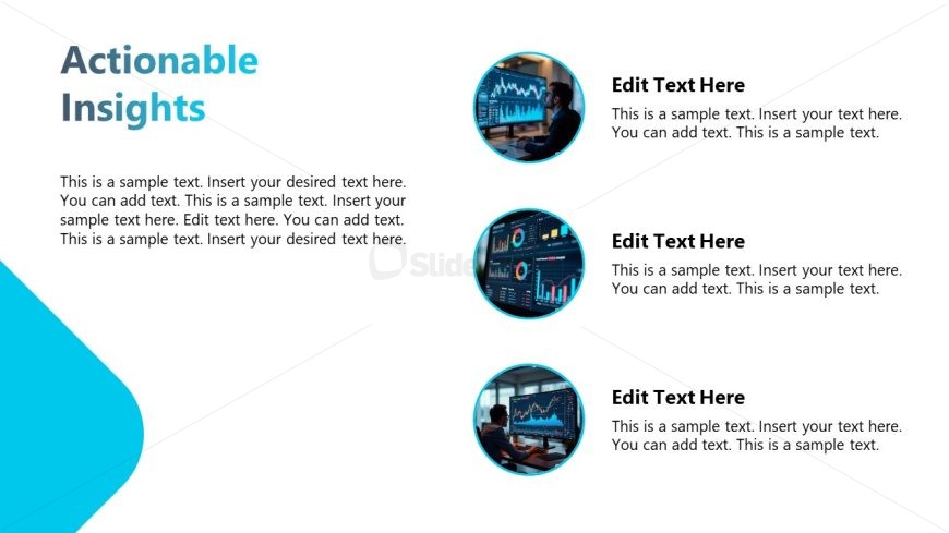 Modern Business Insights Slide Layout Template
