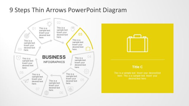 Cyclical Process Flow Chart Diagram PPT