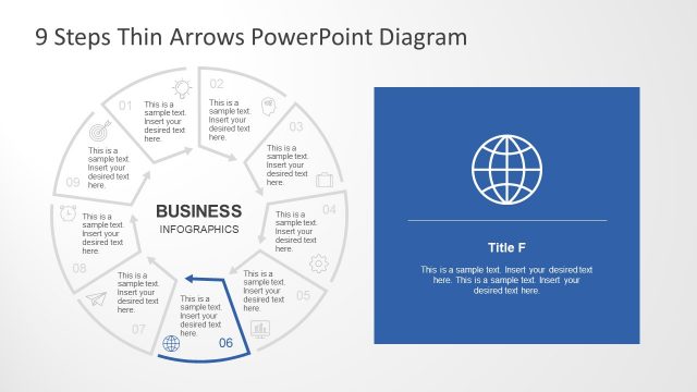 Circular Flow Chart Process Diagram PPT