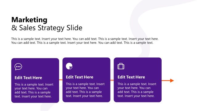 Marketing & Sales Strategy Slide Template