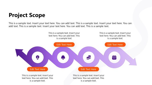 Project Scope Circular Diagram Slide Template