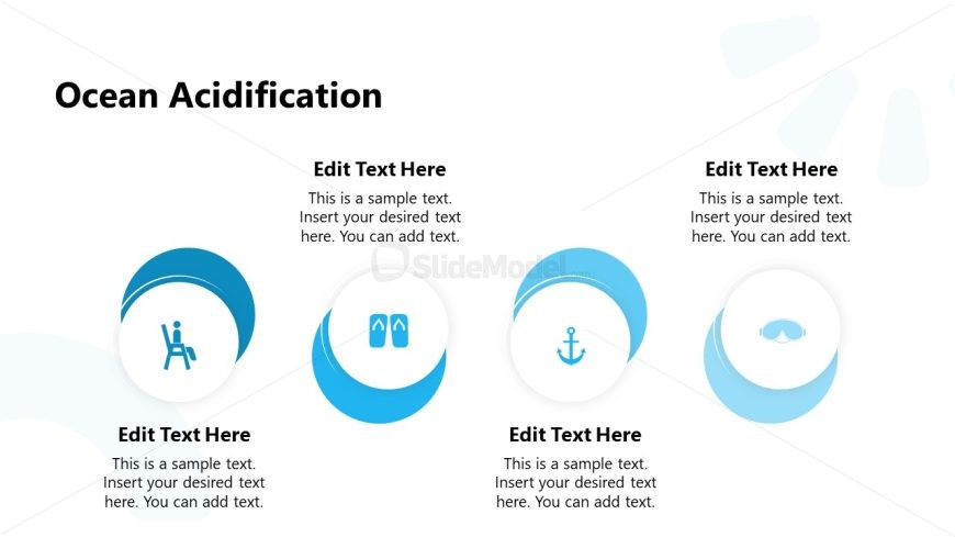 Circular Shapes with Infographics - World Ocean Day Slide Template
