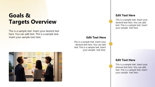 Goals and Target Overview – Self Appraisal Presentation Template