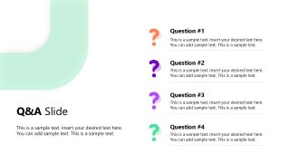 Engaging Q&A Slide - Business Deal Layout 