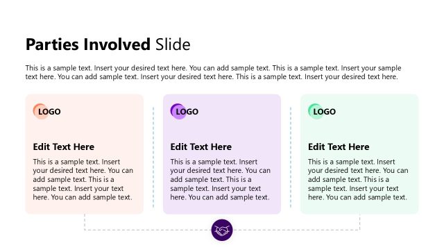 Parties Involved in Business Deal Discussion Slide