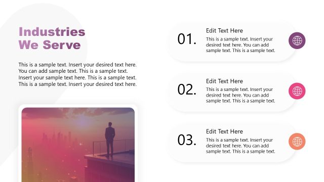 Industries We Serve Slide Template