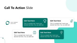 Call to Action Slide - Capabilities Template  