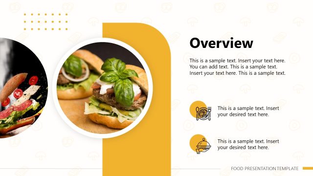 Overview Slide – Food PowerPoint Template