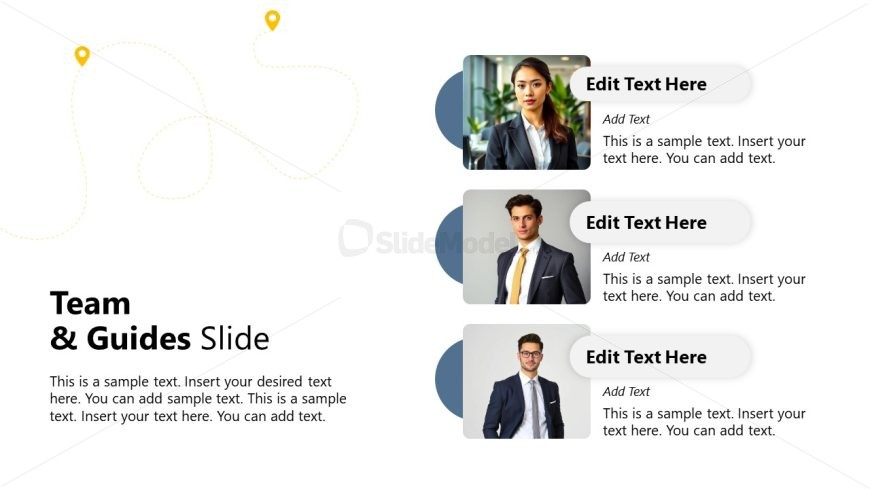 PPT Images Slide for Team Members Introduction Presentation