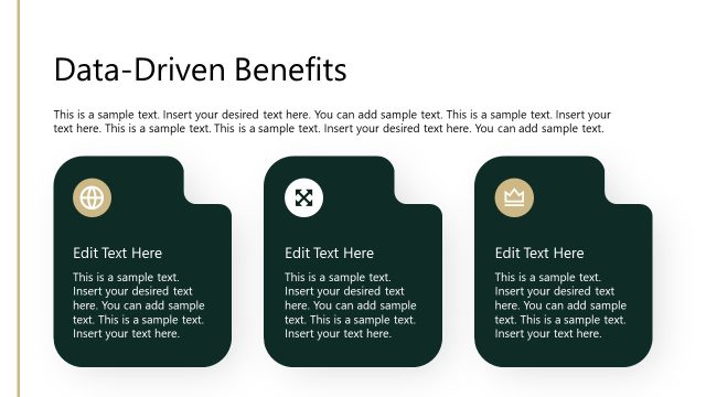 Data-Driven Benefits PowerPoint Slide