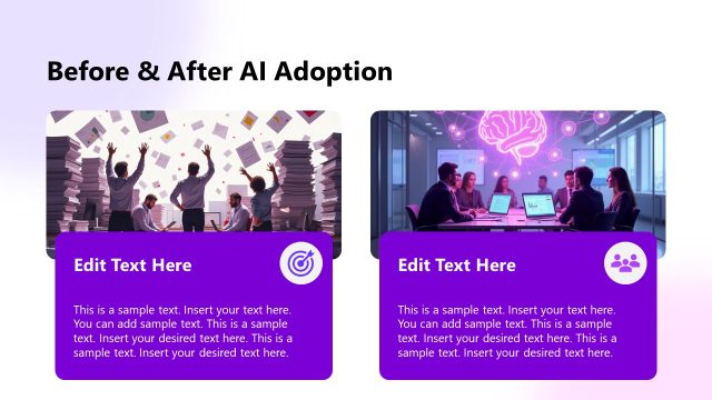 Before & After AI Adoption Images Slide