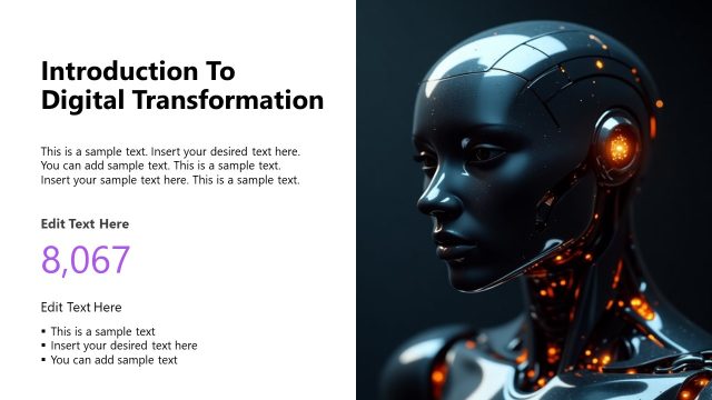 Introduction to Digital Transformation PPT Slide