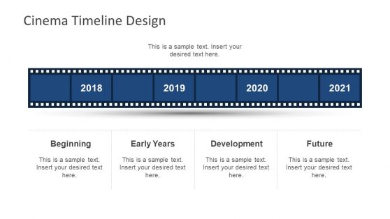 Four Years Timeline and Planning Slide