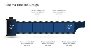 Blue Film Reel Graphics for Film