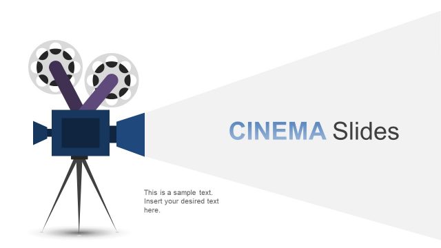 PPT Cinema Video Camera Illustration