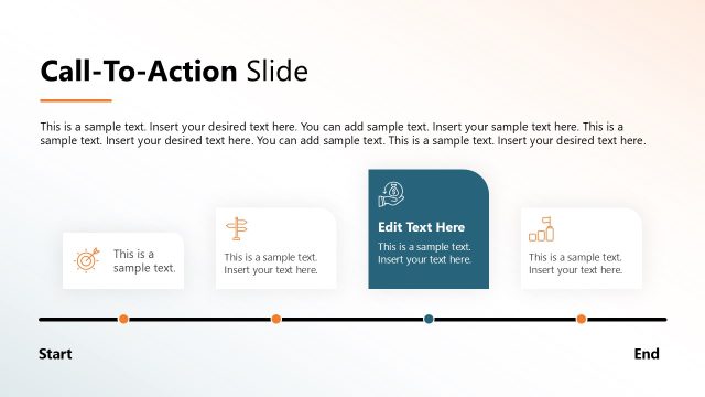 CTA Slide with Icons – Digital Portfolio Presentation