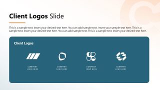 Digital Agency Portfolio Slide for Logo Discussion 