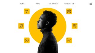 Title Slide for Self Introduction PPT Template