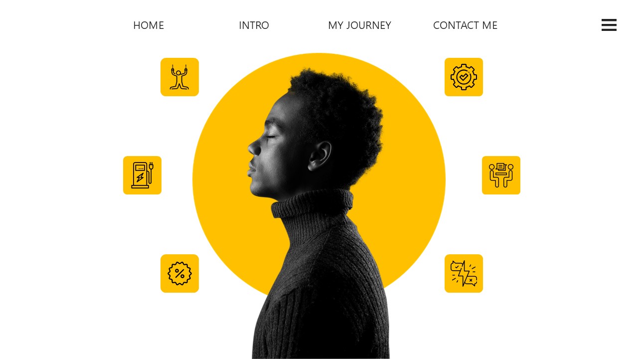 Title Slide for Self Introduction PPT Template