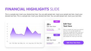 Slide with Data Visualization - Professional Annual Report Template