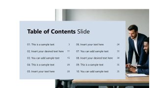 Customizable Minimal Style Business Template