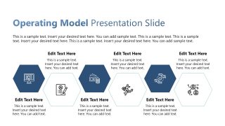 Six Linear Hexagons Diagram for Operating Model Discussion 