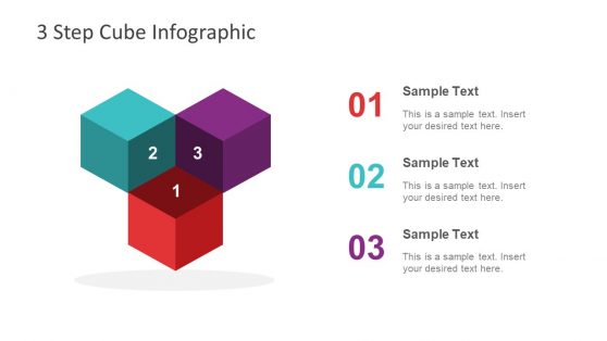 Cubes Diagram PowerPoint Shapes