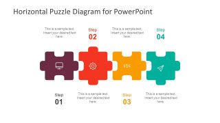 Infographic Puzzle Pieces 4 Step