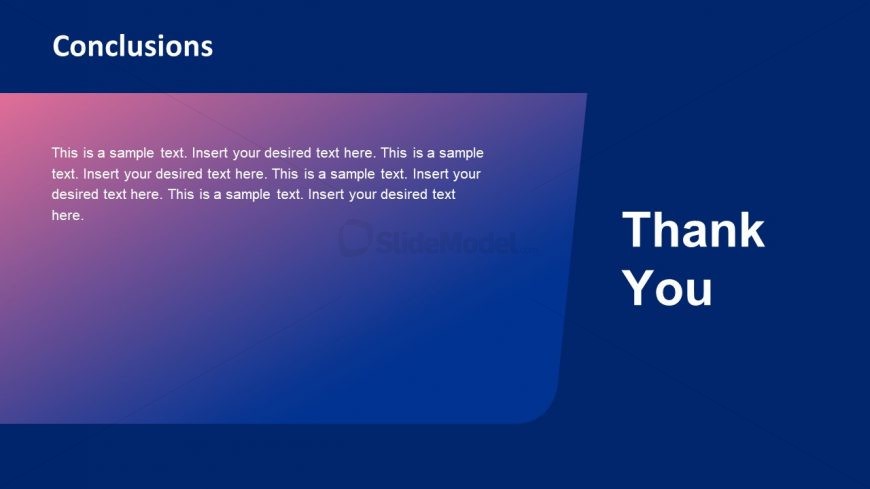 Gradient Conclusion and Thank You Slide