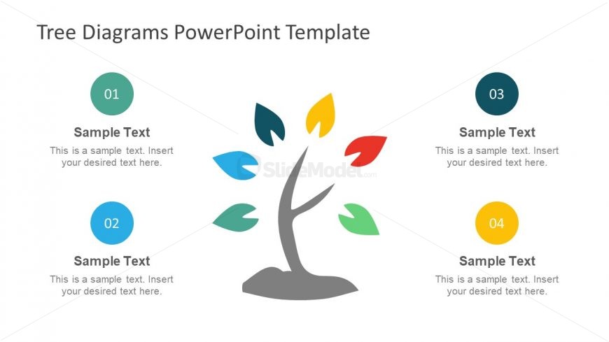 Tree Shape Flat Diagram Design