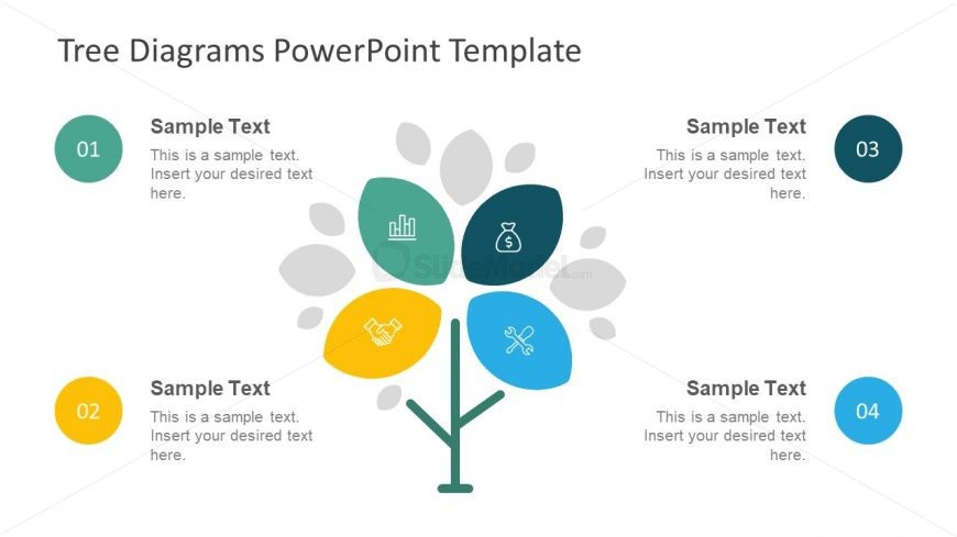 Infographic Tree Diagram Segments
