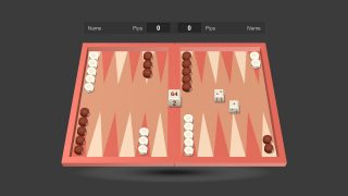 Editable Backgammon Board Game Slides