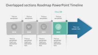 Falt Design Vector Timeline