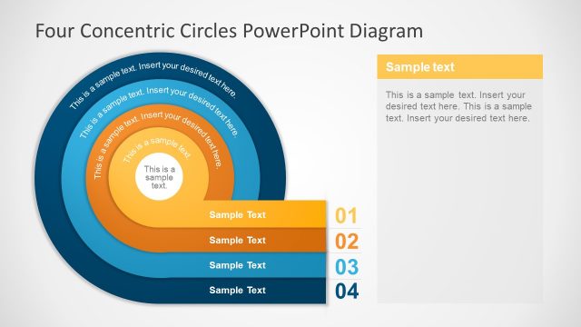 PowerPoint Diagram of Concentric Circles