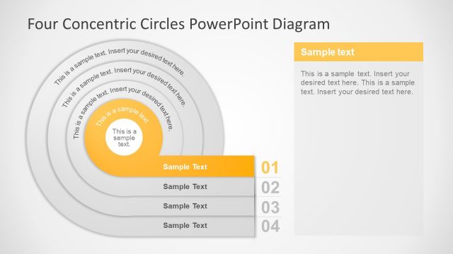 Template of Core Nested Circles