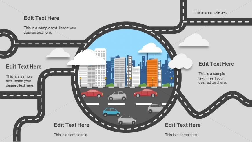Multiple Directions PPT Template