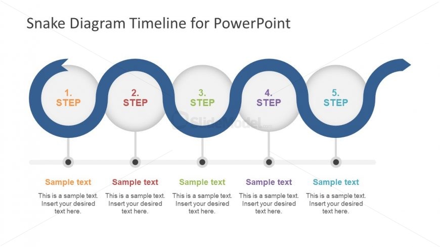 5 Step Diagram Template