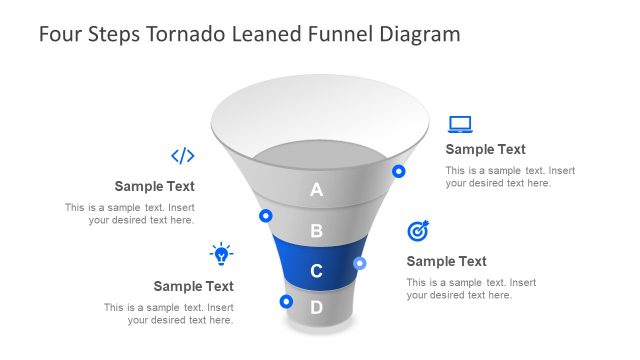 Template of 4 Step Marketing Funnel