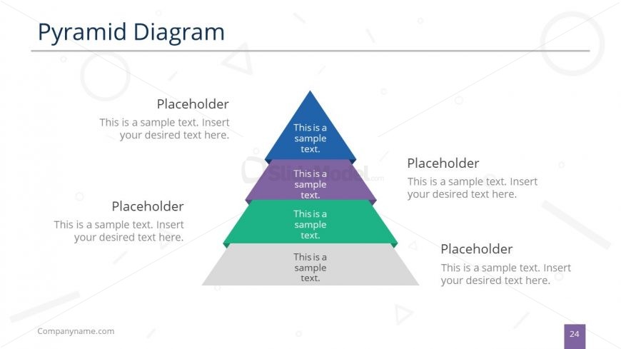 Pyramid Diagram Concept Design - SlideModel