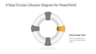 4 Segment Circular Diagram