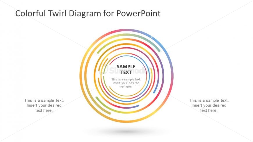 Gradient Swirl Diagram Template