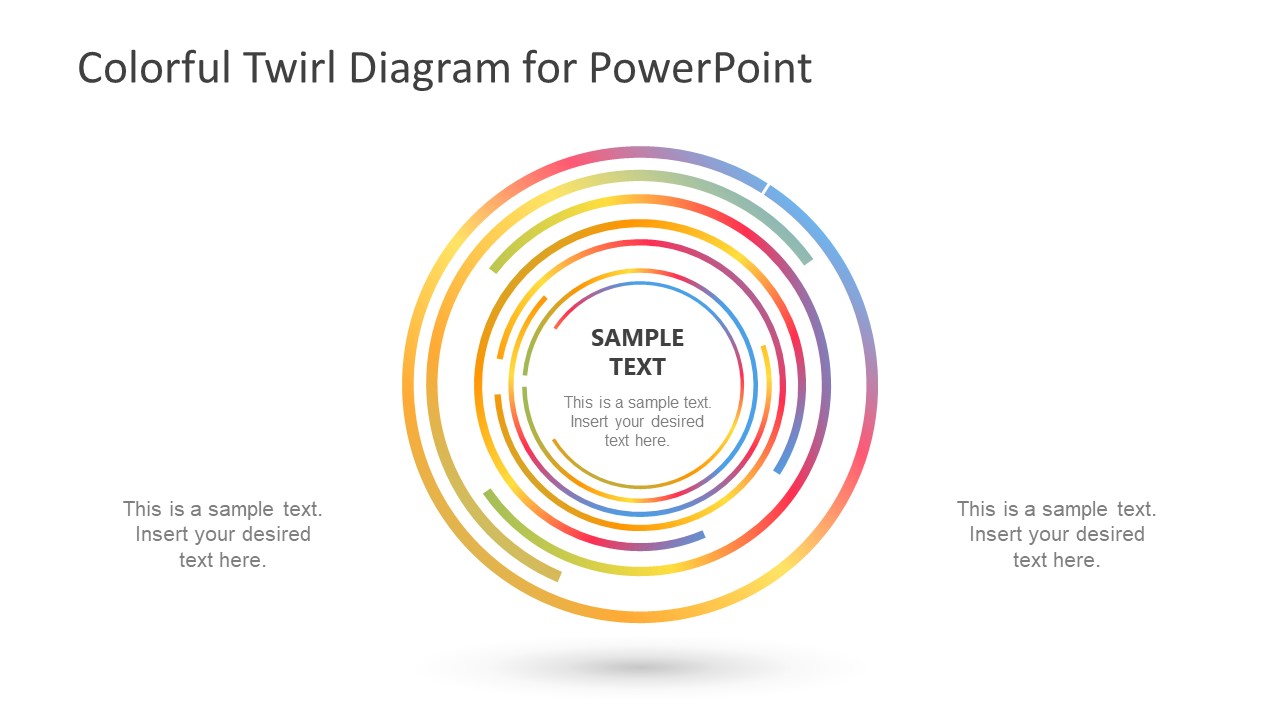 Gradient Swirl Diagram Template