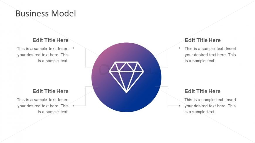 Diamond Jewelry Diagram Slide