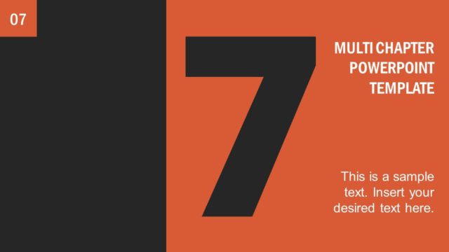 Mutli Chapter Divider Page 7 PowerPoint